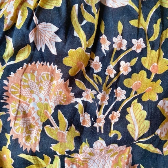 Rachel Zoe Floral Popover V-Neck Long Sleeve Embroidered Top - Picture 11 of 11